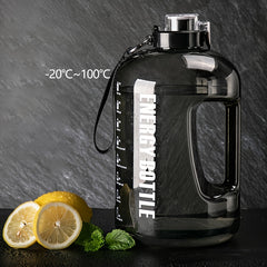 2500ml Large Capacity Sports Water Bottle Leakproof Plastic Water Cup with Straw