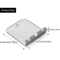 Fogless Shower Mirror with Shaver Holder