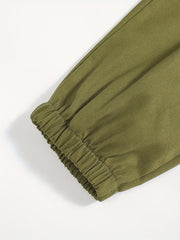 Boys Casual Cargo Pants With Belt for Kids