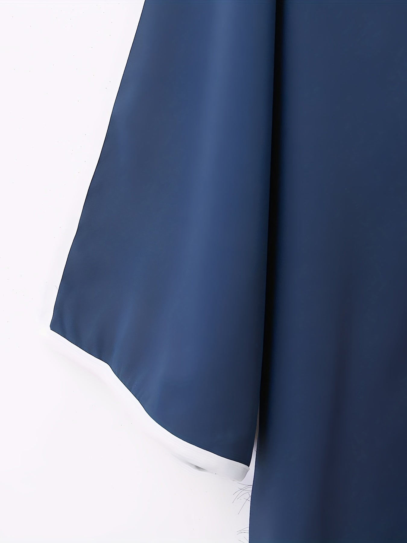 Islamic Arabic Kaftan Men Long Sleeve Solid V Neck Muslim Clothes Vintage Casual