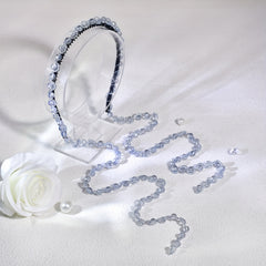 Beaded Tassel Hairband Crystal Headpiece for Weddings
