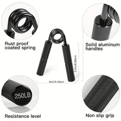 Metal Grip Strengthener Hand Trainer Finger Exercise Device
