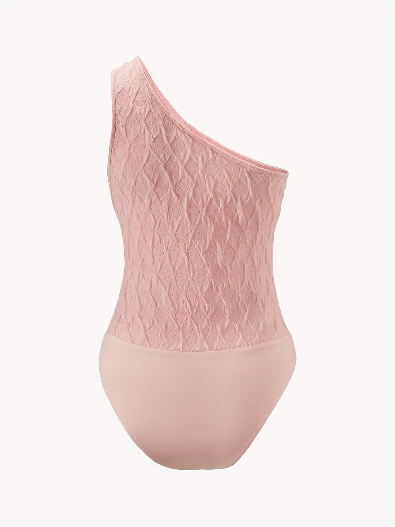 One Shoulder Slim Bodysuit Sexy Sleeveless Bodysuit