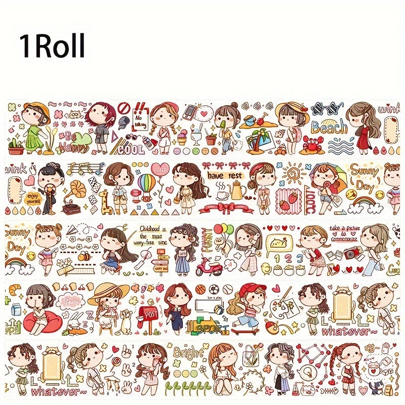 Sweet Potato Milk Cover Bear Series Adhesive Tape