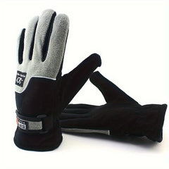 Men's Winter Fleece Thermal Gloves for Cycling & Sports