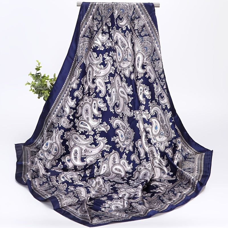 Vintage Silk Waist Fruit Print Bandana