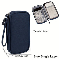 Travel Cable Organizer Bag Pouch Electronic Accessories Carry Case