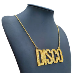 Men's Rop DISCO Alphabet Necklace