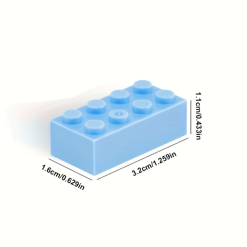 Bulk Solid Bricks Grey Orange 3001 Compatible with Major Brands