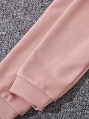 YORK Girl's 2pcs Hoodie & Sweatpants Set for Spring Fall