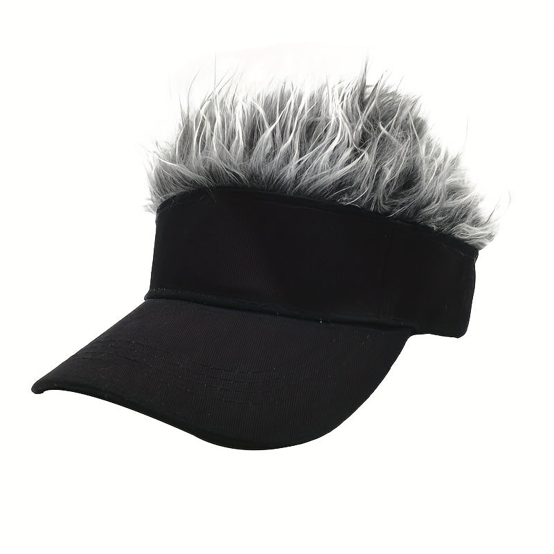 Light Board Wig Baseball Cap Men's Sun Visor