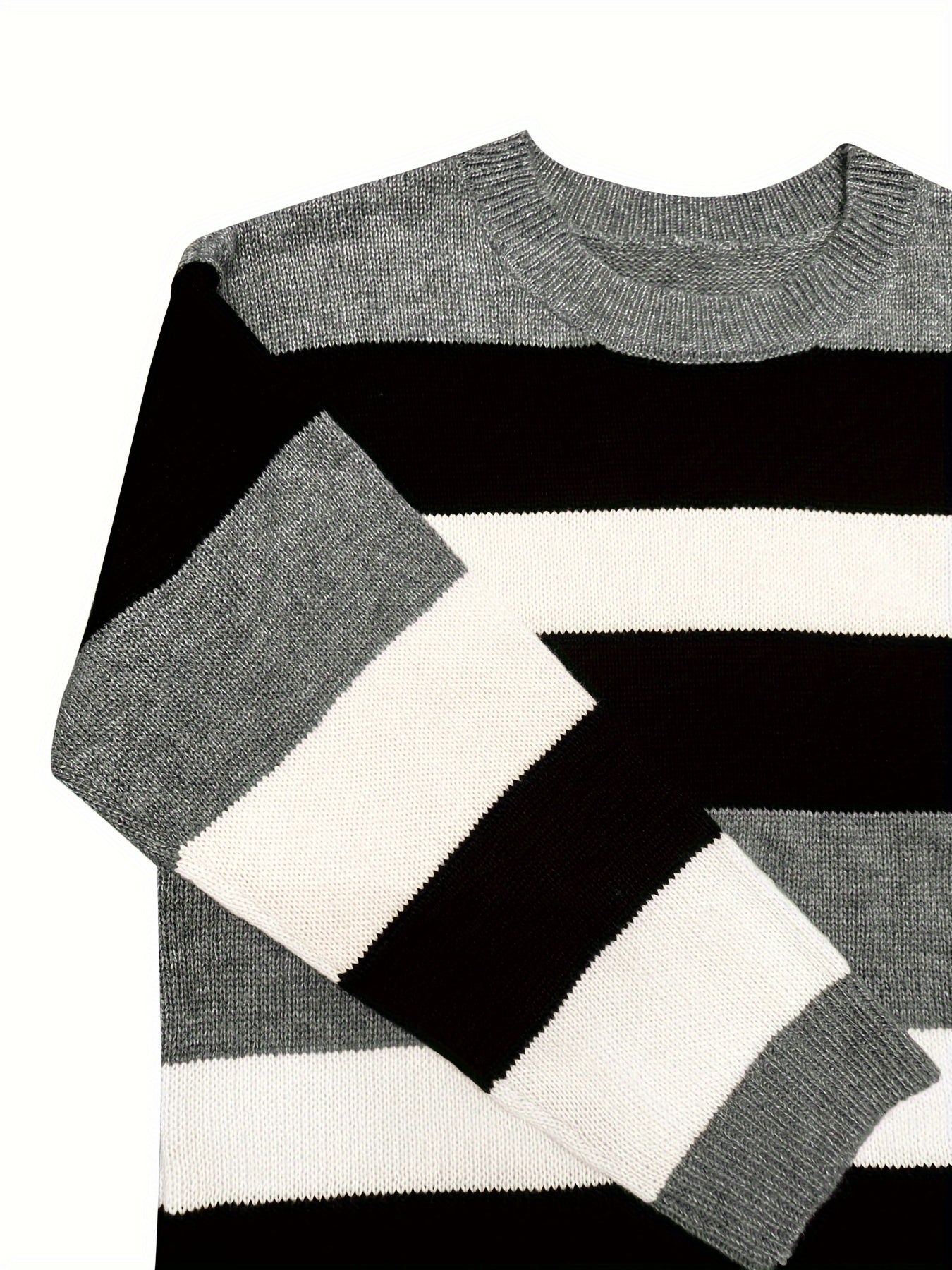 Striped Long Sleeve Sweater