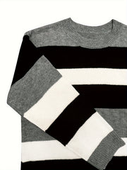 Striped Long Sleeve Sweater