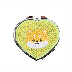 Heart Shape Mirror Diamond Painting Craft Kit