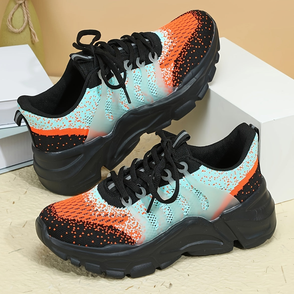 Soft Thick Sole Running Shoes Casual Wear Non Slip S