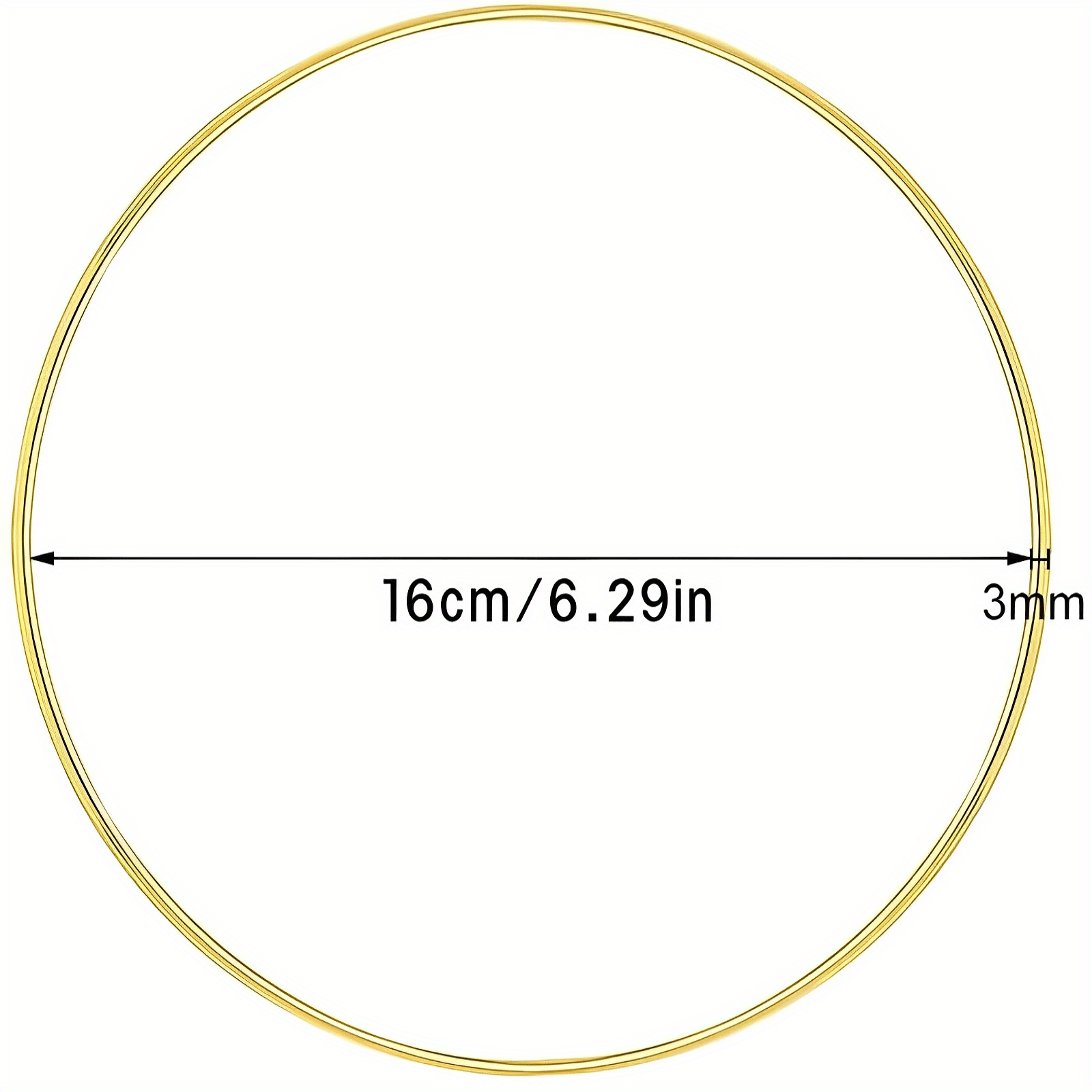 Metal Flower Hoop Wreath for Wedding Decoration DIY Dream Catcher