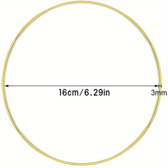 Metal Flower Hoop Wreath for Wedding Decoration DIY Dream Catcher