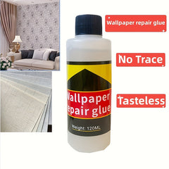 Transparent Wallpaper Glue, High Viscosity, Rapid Adhesion, 1pc