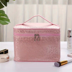 Large Capacity Travel Cosmetic Bag Waterproof Zipper Organizer