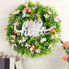 1pc Welcome Door Hanging Garland Holiday Decoration Party Supplies