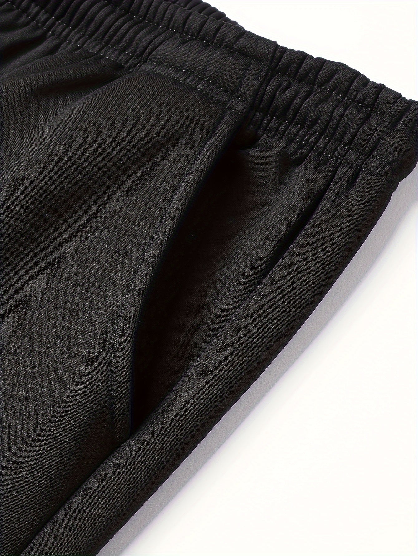 Leaf Print Men's Drawstring Fleece Sweatpants for Autumn Winter