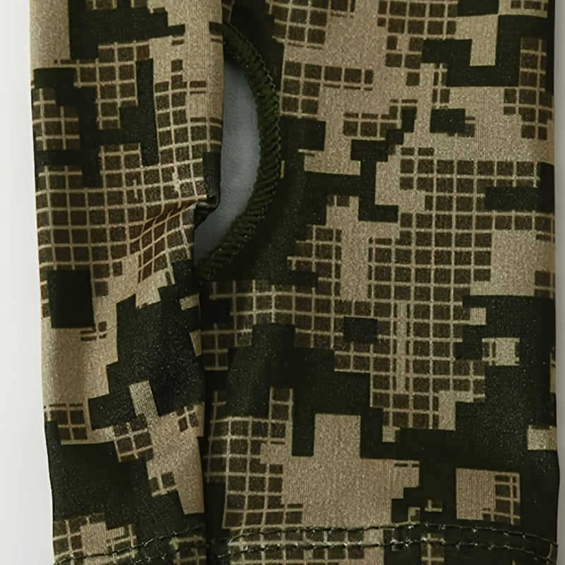 Camouflage Ice Silk Sleeves for Men & Women - Stay Cool & Protected in Summer
