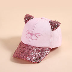 Kids Unicorn Cat Ear Baseball Cap Sun Protection Hat