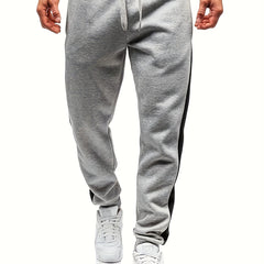 Men's Side Tape Drawstring Sweatpants Casual Jogger Pants