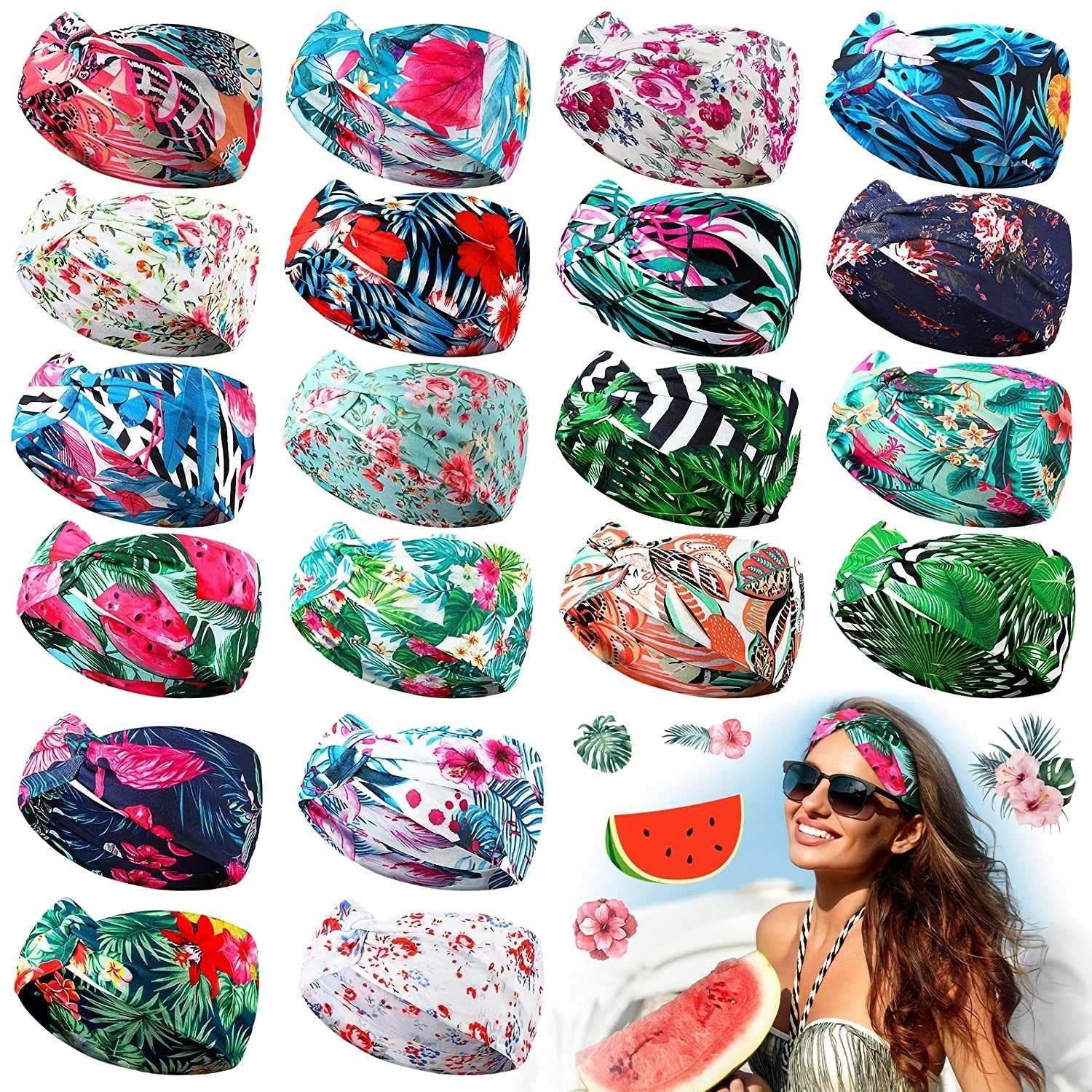 Bohemian Vintage Hairband Yoga Sports Headband Women's Headwear
