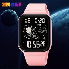 Spaceman Animation Student Watch Waterproof