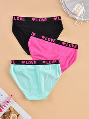 3 Pack Plus Size Panties Set Women's Plus Briefs 3pcs Set