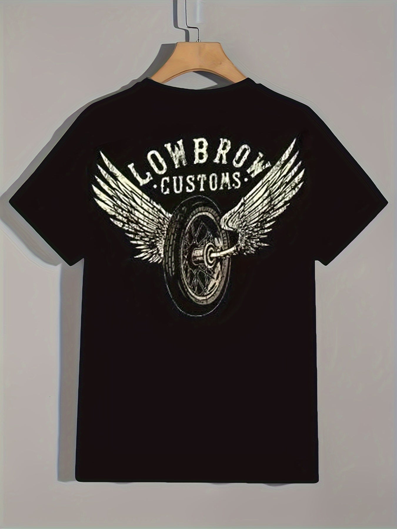 NO TRAIN NO GLORY Pattern Print Men's Short Sleeve Comfy T shirt