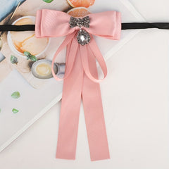 Crystal Pendant Bow Tie for Women