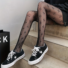 Girls Kids Cross Pattern Fishnet Pantyhose Children s Stockings