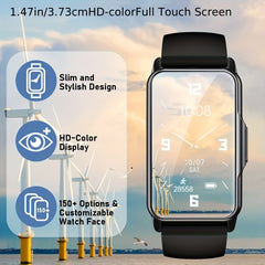 Smart Watch Fitness Tracker Heart Rate Blood Pressure IP68 Waterpro