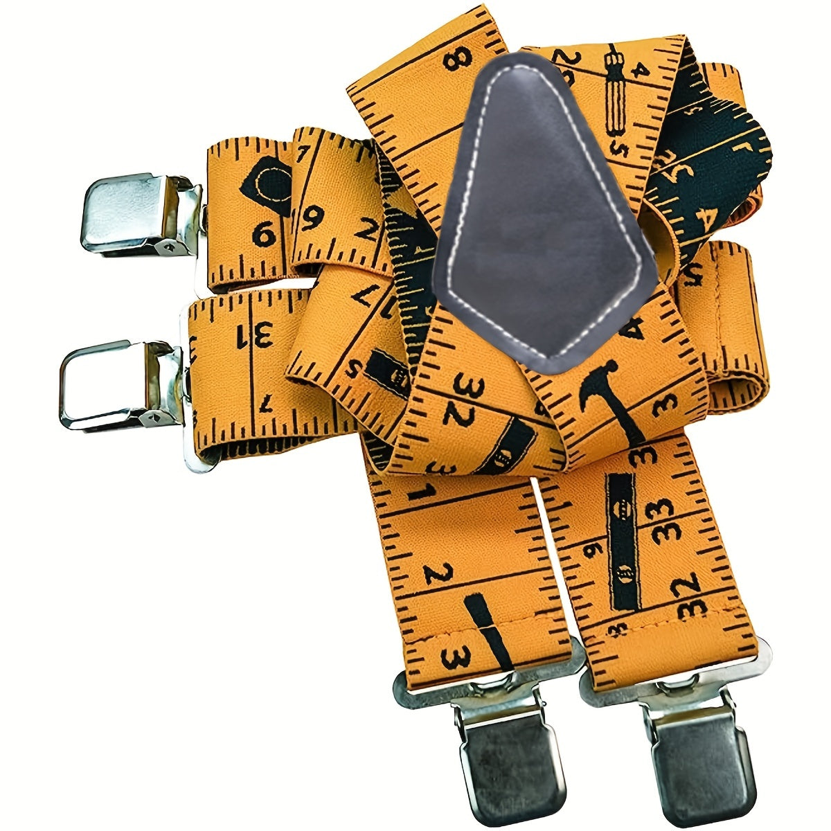 Men's Elastic Wide X-shaped Suspenders for Work Outdoor