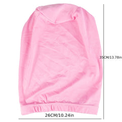 Long Hair Bonnet Satin Spandex Dreadlock Cap For Man