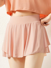 Women's 2 in 1 Quick Drying Outwear Sports Short Skirt