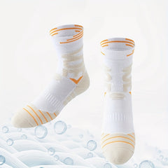 High Shock Absorbent Sports Socks - Mid Calf Tactical Professional Socks