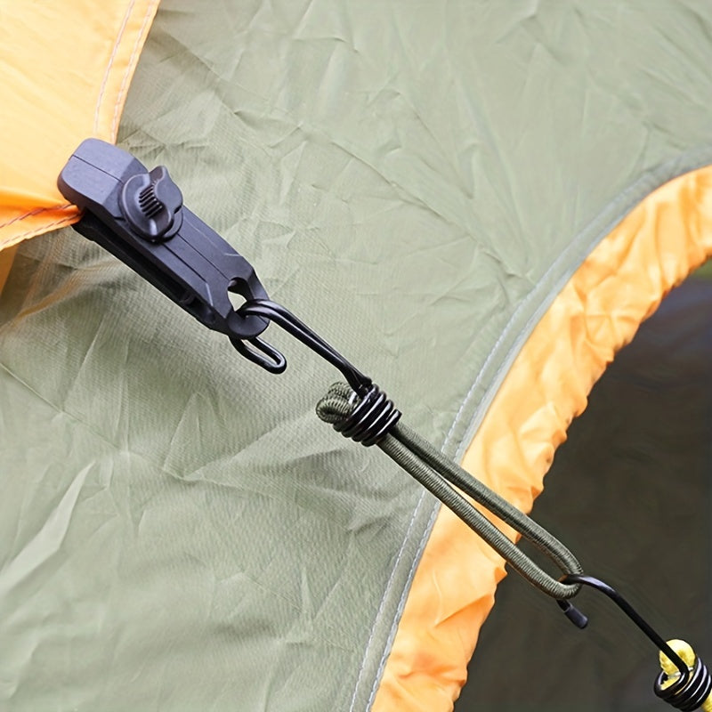 6pcs Outdoor Mountaineering Tent Clips Windproof Canopy Accessories