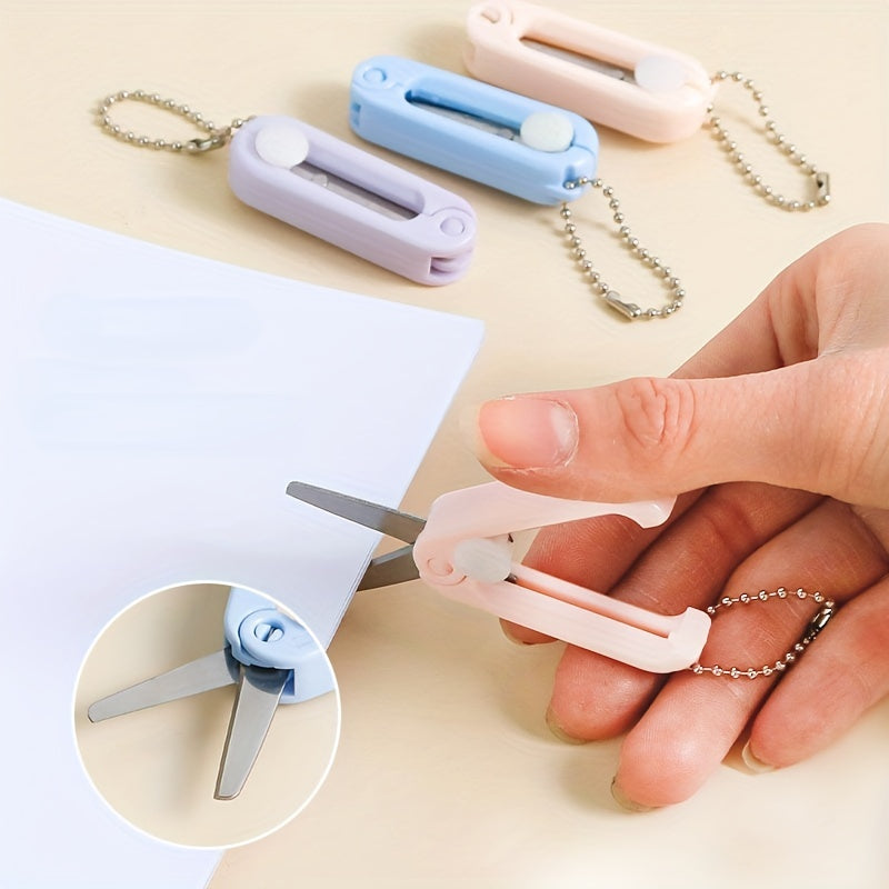 Portable Mini Scissors for Crafts Paper Cutting Travel Safe Art Supplies