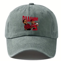 Cartoon Print Baseball Cap Outdoor Sun Hat Fishing Mountaineering