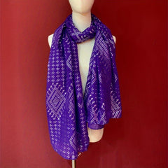 Purple Hot Stamping Scarf Vintage Shawl Women Hijab Ramadan He