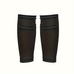 Football Shin Pads With Non Slip Stripes & Pocket Socks