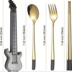 Portable Travel Cutlery Set Stainless Steel Reusable Camping Tableware