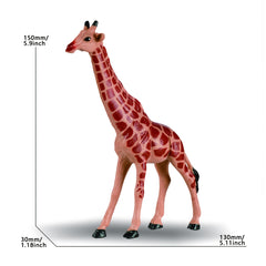 8pcs Jungle Wildlife PVC Toy Set for Kids - Ideal for Learning & Play