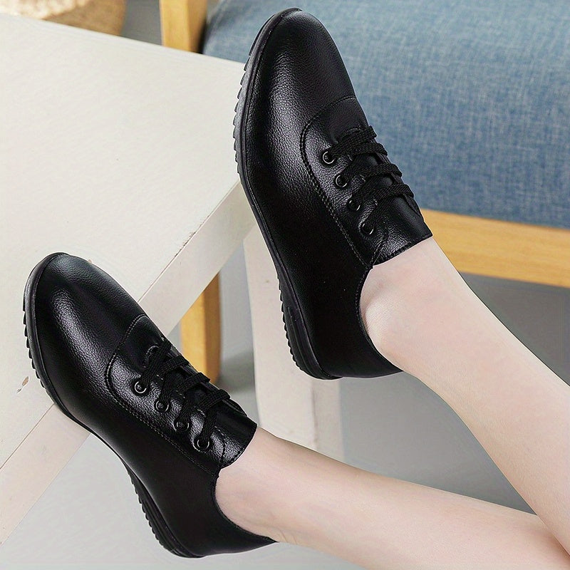 Women's Lightweight Lace Up Sneakers Anti-skid Shoes
