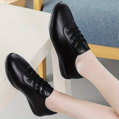 Women's Lightweight Lace Up Sneakers Anti-skid Shoes