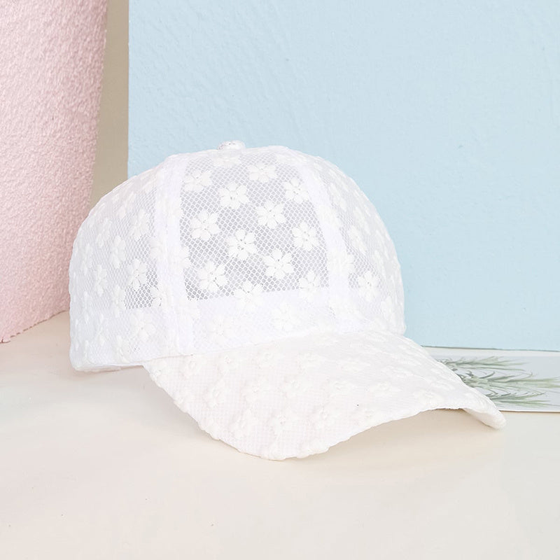 Floral Embroidery Baseball Cap