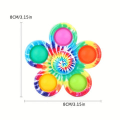 3-5pcs Pop Fidget Spinner Anti-Stress Sensory Toy Birthday Party Favors